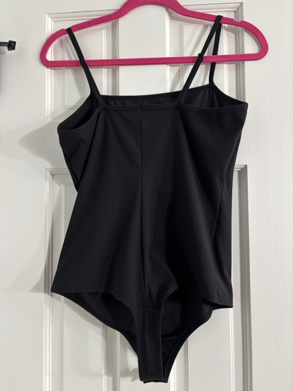 SPANX Black Ribbed Bodysuit Cami - XL - Picture 2 of 3